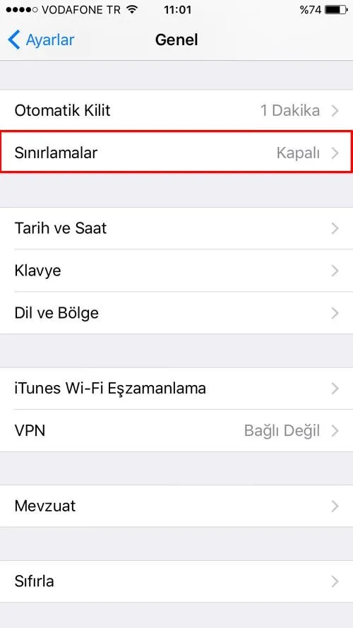iphone da uygulamalarin yuklenmesi veya
