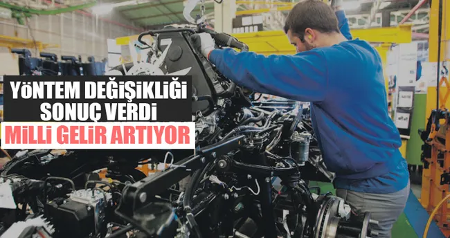 Yöntem değişti milli gelir artıyor