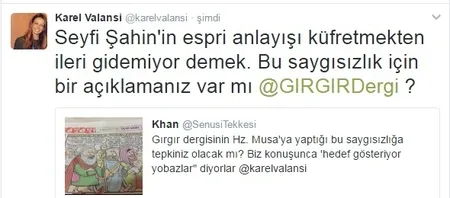 Sözcü'nün sözde mizah dergisi Gırgır'dan ahlaksız Hz. Musa karikatürü - 1