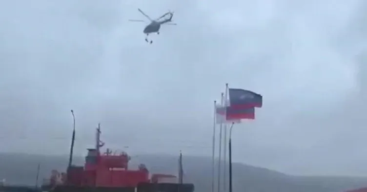 Rusya’da feci kaza! Rus askerler helikopterden düşerek can verdi
