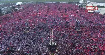 AK Parti Büyük İstanbul Miting alanı böyle görüntülendi | Video