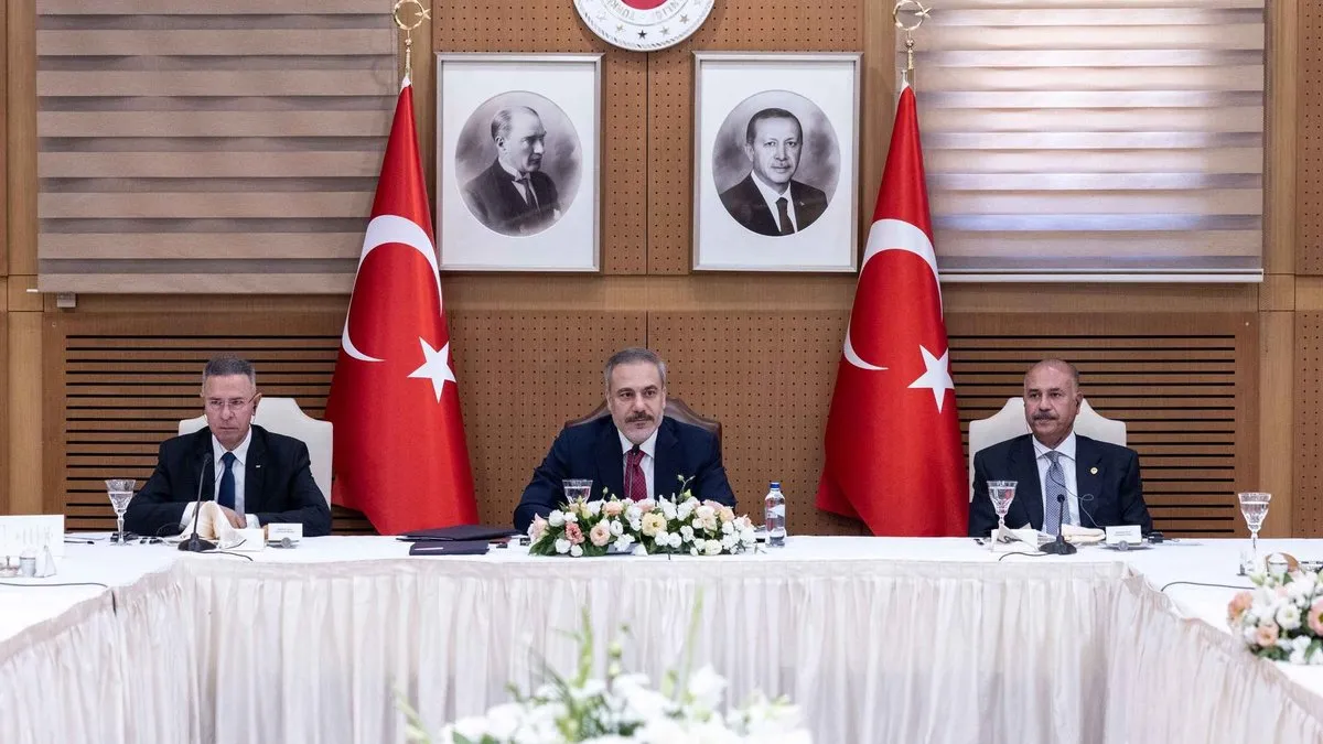 Bakan Fidan, Arap Birliği ülkelerinin Ankara Büyükelçileri ile bir araya geldi