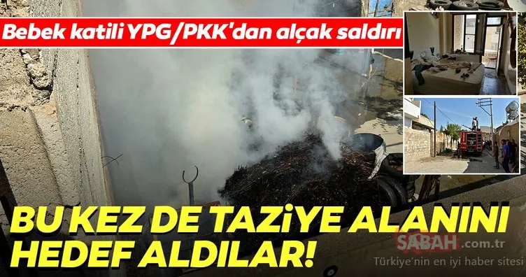Bebek katili YPG/PKK’dan alçak saldırı! Bu kez de taziye alanını hedef aldılar