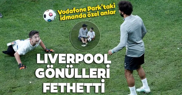 Ampute çocuklar, Liverpool antrenmanına katıldı