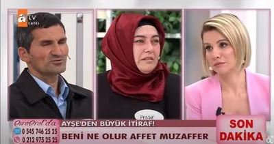 Esra Erol’dan son dakika haberi: Ayşe’den büyük itiraf! Türkiye Muzaffer’in dramını konuşmuştu!