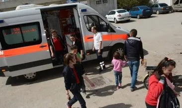 Aksaray’da 11 öğrenci hastanelik oldu