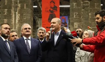 Bakan Soylu, Diyarbakır’da El Cezeri sergisini açtı