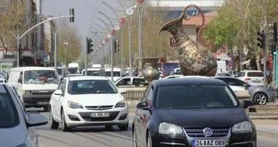Erzincan’da trafiğe kayıtlı araç sayısı Mart ayı sonu itibarıyla 71 bin 868 oldu