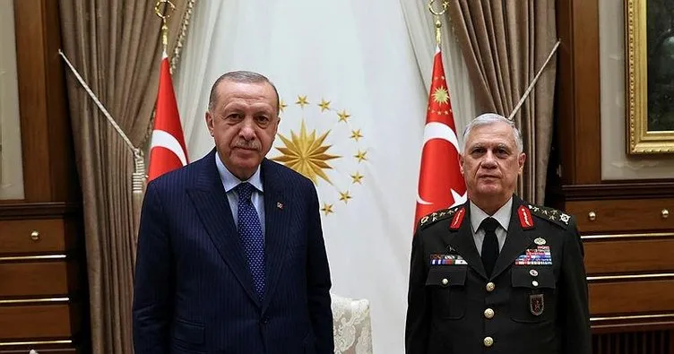 Başkan Erdoğan, emekliye ayrılan Orgeneral Dündar’ı kabul etti