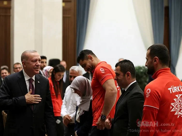 Başkan Erdoğan, Tokyo Olimpiyat Oyunları’nda madalya alan milli sporcularla bir araya geldi