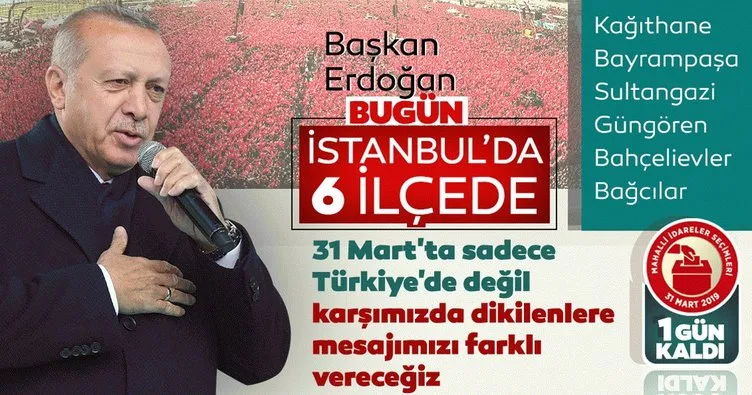 Başkan Erdoğan'dan Bağcılar'da önemli açıklamalar