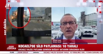 Kocaeli’de silo patlaması: Vali’den patlama ile ilgili açıklama! | Video
