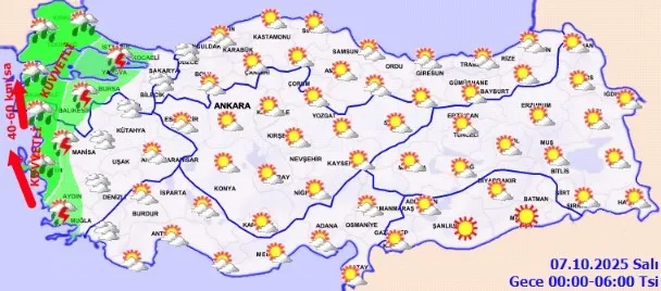 SON DAKİKA | Meteoroloji uyardı! Yunanistan'dan 'siklon dalgası' geliyor! Kuvvetli sağanak ve fırtına kapıda!