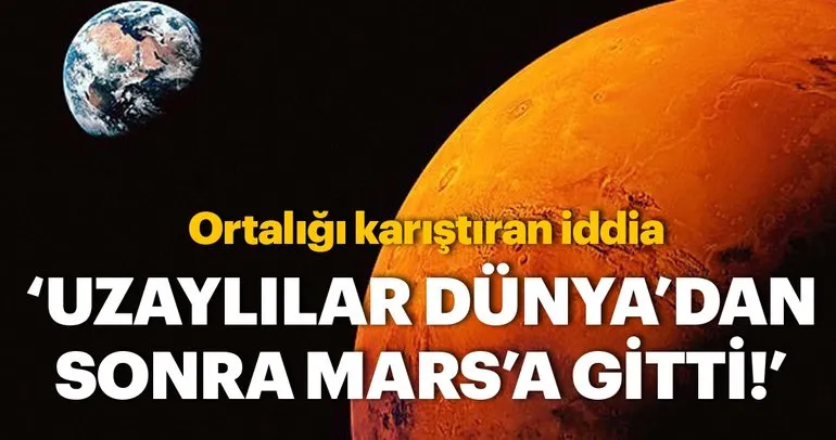 Mars’a yolculuk yapan UFO iddiası ortalığı karıştırdı