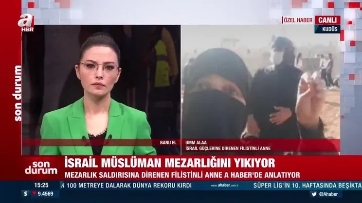 Son dakika: İsrail müslüman mezarlıklarını yıkıyor | Video