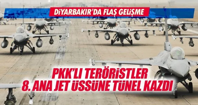 Teröristler askeri üsse girmek için tünel kazdılar!