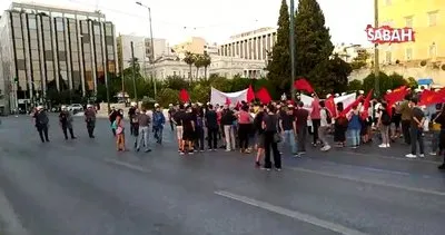 Yunanistan’da terör örgütü DHKP-C yanlıları polisle çatıştı | Video