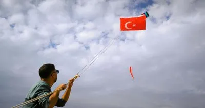 Türkiye’nin en büyük Türk Bayrağı uçurtması Mardin semalarında #mardin