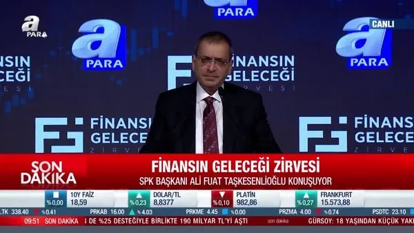 SPK Başkanı Ali Fuat Taşkesenlioğlu: 2021'de 38 halka arz ile rekor kırıldı