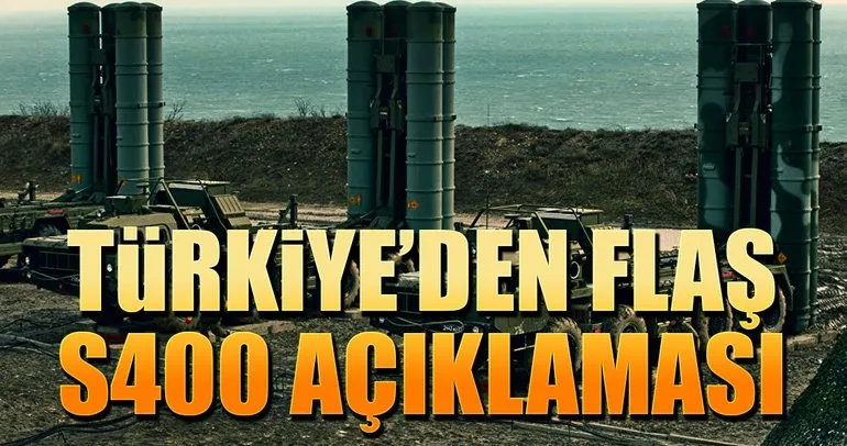 Türkiye’den S-400 ambargosu iddialarına yanıt geldi