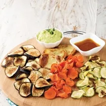 Avokado Soslu Sebze Cipsi Tarifi