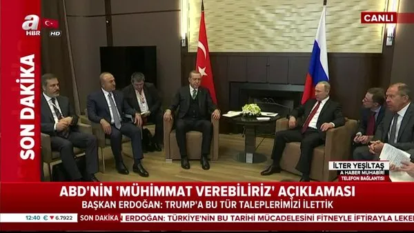 Cumhurbaşkanı Erdoğan'dan Putin görüşmesi hakkında flaş açıklama | Video