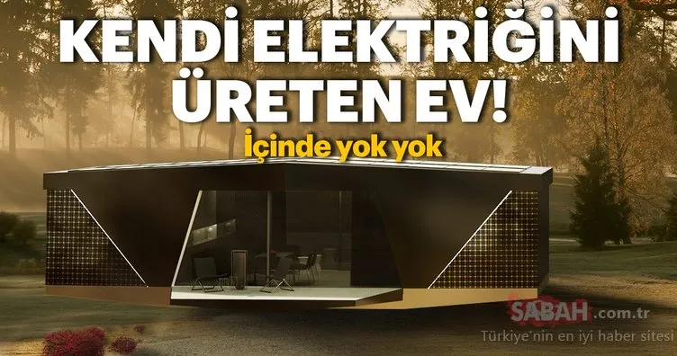 Bu ev kendi elektriğini kendi üretiyor