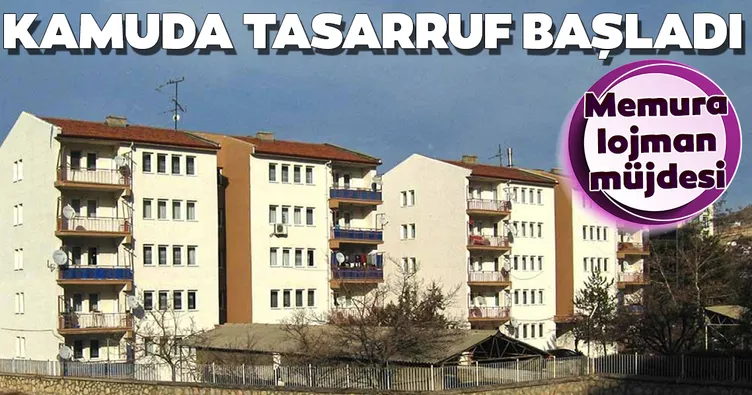 Kamuda tasarruf başladı