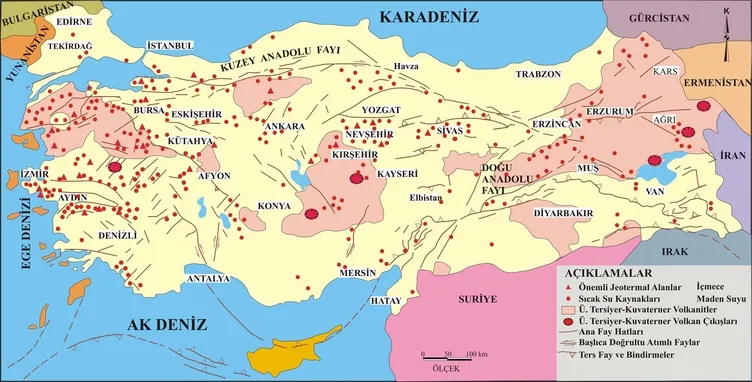 İşte Türkiye’deki diri fay haritası! Liste yenilendi