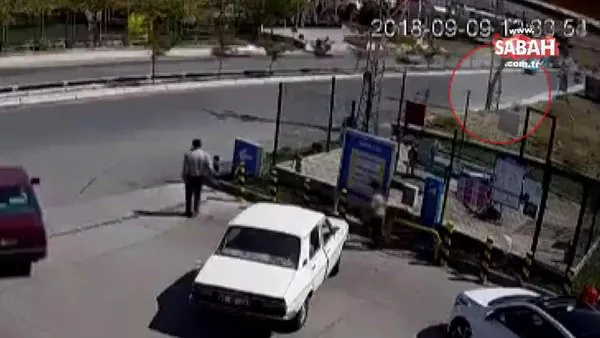 Ankara'da ehliyetsiz sürücü 10 yaşındaki çocuğa çarpıp kaçtı... O anlar kamerada