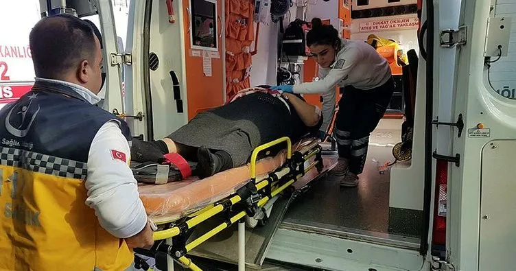 Kayseri’de seyir halindeki otomobilden düşen kadın yaralandı