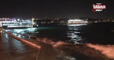 İstanbul’da beklenen lodos etkili olmaya başladı | Video