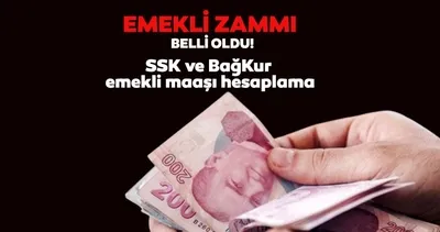 Emekli maaşı hesaplama 2023 Ocak zam tablosu | Yeni yılda SSK BAĞKUR emekli maaşı ne kadar, kaç TL oldu? İşte emekli zammı ile yeni maaş tablosu