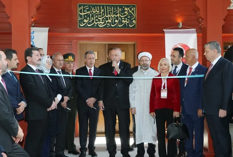 Cumhurbaşkanı Erdoğan, Çanakkale Şehitler Abidesi Camisinin açılışına katıldı