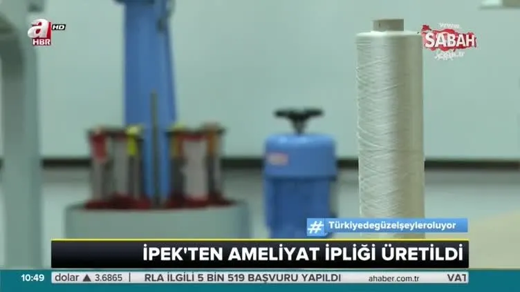 Bursa ipliği’nden ameliyat ipliği üretildi