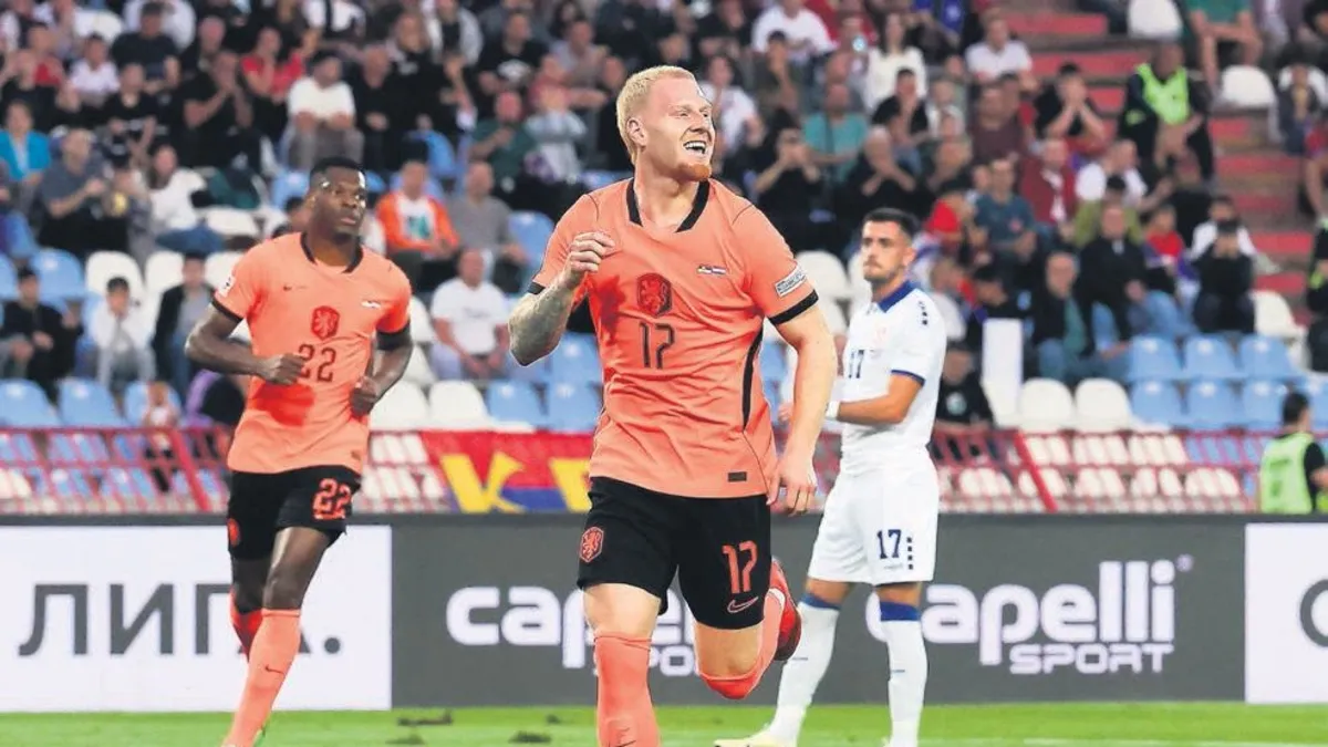 Meerdink attı Hollanda coştu