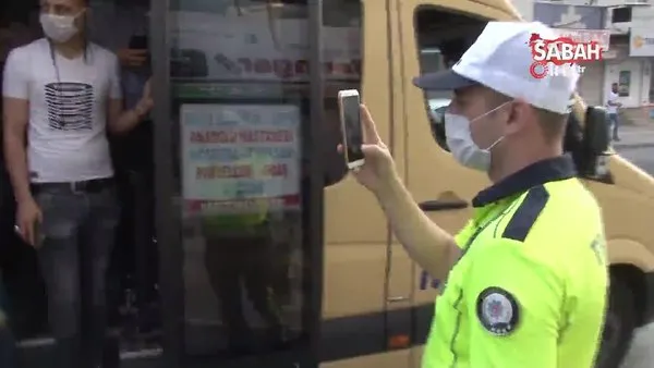 İstanbul Esenyurt'ta 12 yerine 34 yolcu çıkan minibüs polisi bile şaşırttı | Video