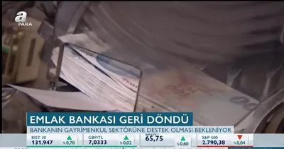 Türkiye Emlak Bankası geri döndü... Bankanın gayrimenkul sektörüne destek olması bekleniyor!