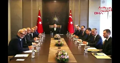 Cumhurbaşkanı Erdoğan İsrail Parlamentosundaki Arap milletvekillerini kabul ediyor