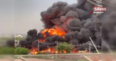 ABD’de kimyasal tesiste yangın! Binlerce kişi elektriksiz kaldı | Video