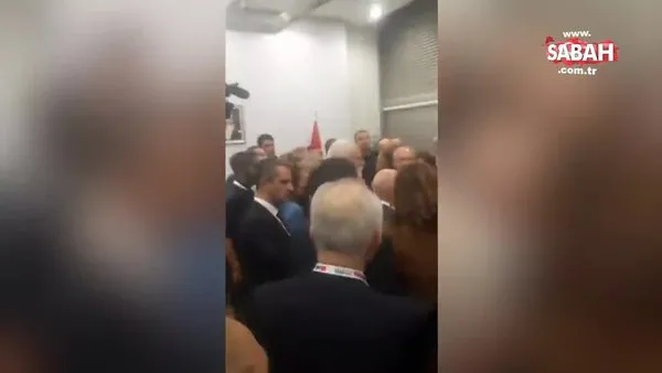 Kılıçdaroğlu'nun CHP Kurultayı’nda adaylıktan çekilmesini engellemek isteyenlerin görüntüleri ortaya çıktı | Video