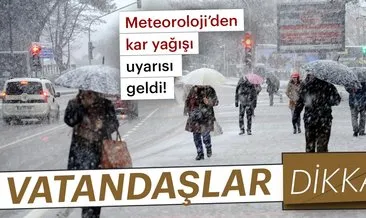 Son dakika: Meteoroloji’den İstanbul için hava durumu uyarısı geldi! İstanbul’a kar ne zaman yağacak?