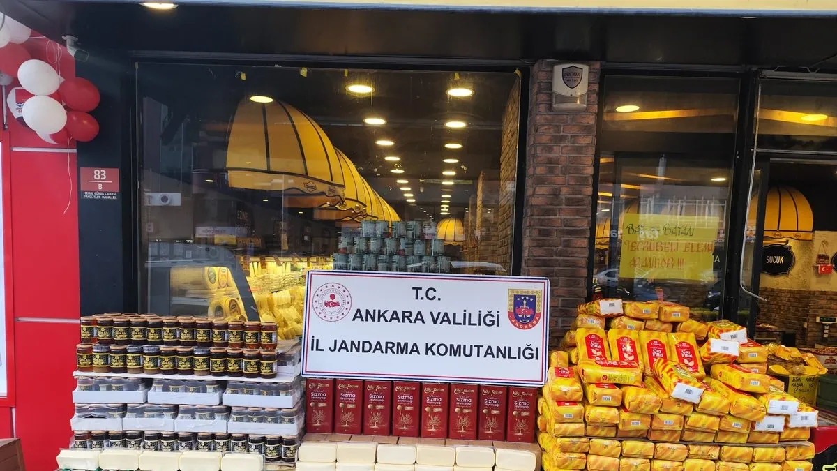 Ankara'da sahte gıda operasyonu: 1.3 milyon TL'lik ürün ele geçirildi!
