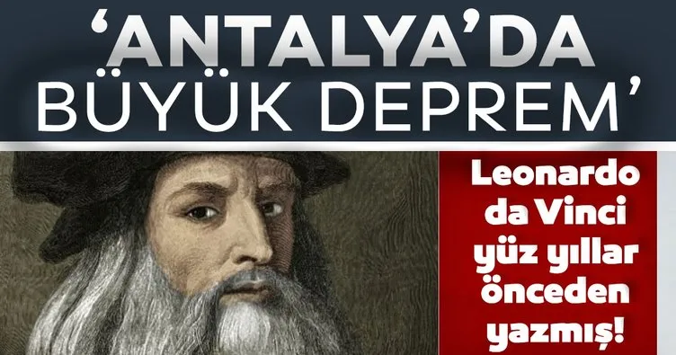 Son dakika haberler:  Leonardo da Vinci’nin günlüğünde Türkiye sözleri! Yüzyıllar önce yazmış...