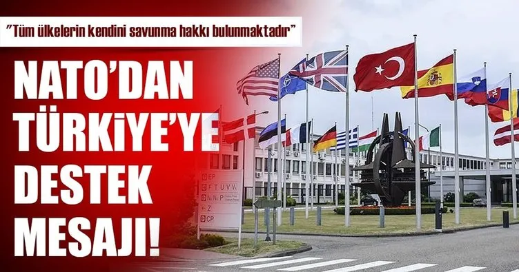 NATO'dan Türkiye'ye destek mesajı