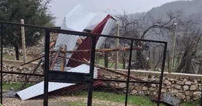 Kahramanmaraş’ta hortum korkuttu!