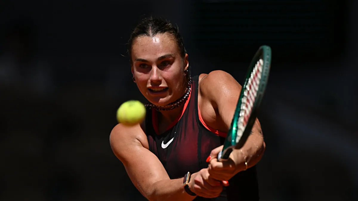 Aryna Sabalenka, Fransa Açık'ta ikinci tura kaldı