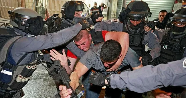 Kudüs'teki İsrail zulmü devam ediyor! Çok sayıda gözaltı var - Son Dakika Haberler