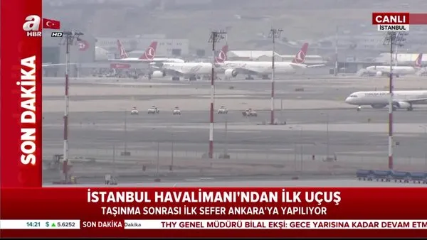 İstanbul Havalimanı'na taşınma sonrası ilk uçuş heyecanı!