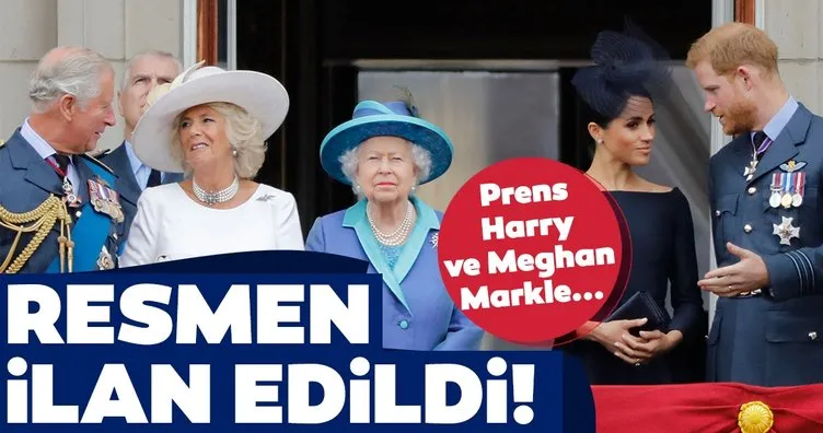 Son dakika haberi: Kraliyet ailesi resmen ilan etti: Prens Harry ve Meghan Markle hakkında flaş gelişme...